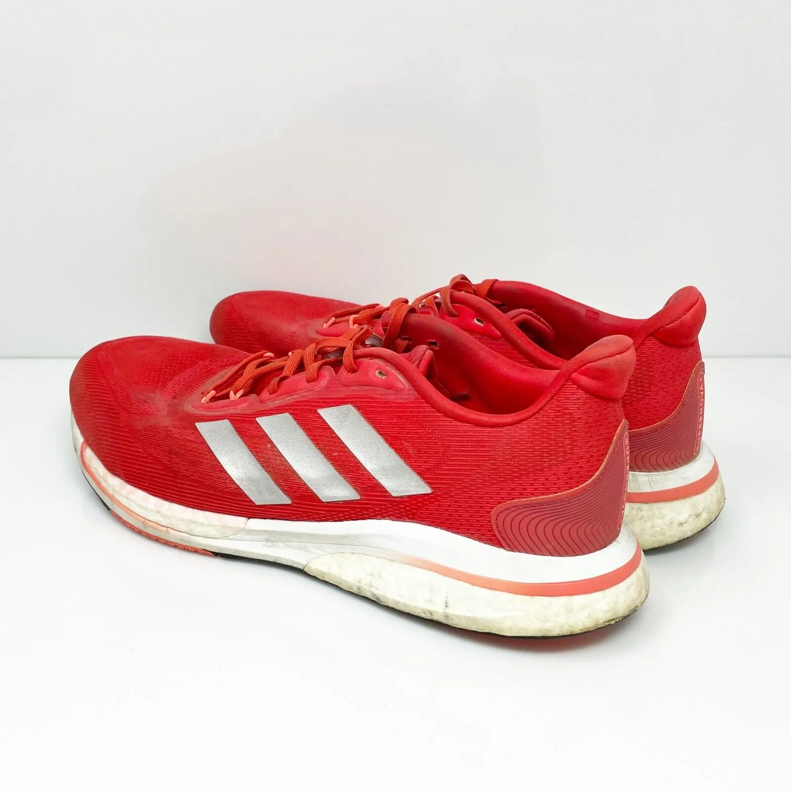 Adidas Mens Supernova Plus GX2951 Red Running Shoes Sneakers Size 10