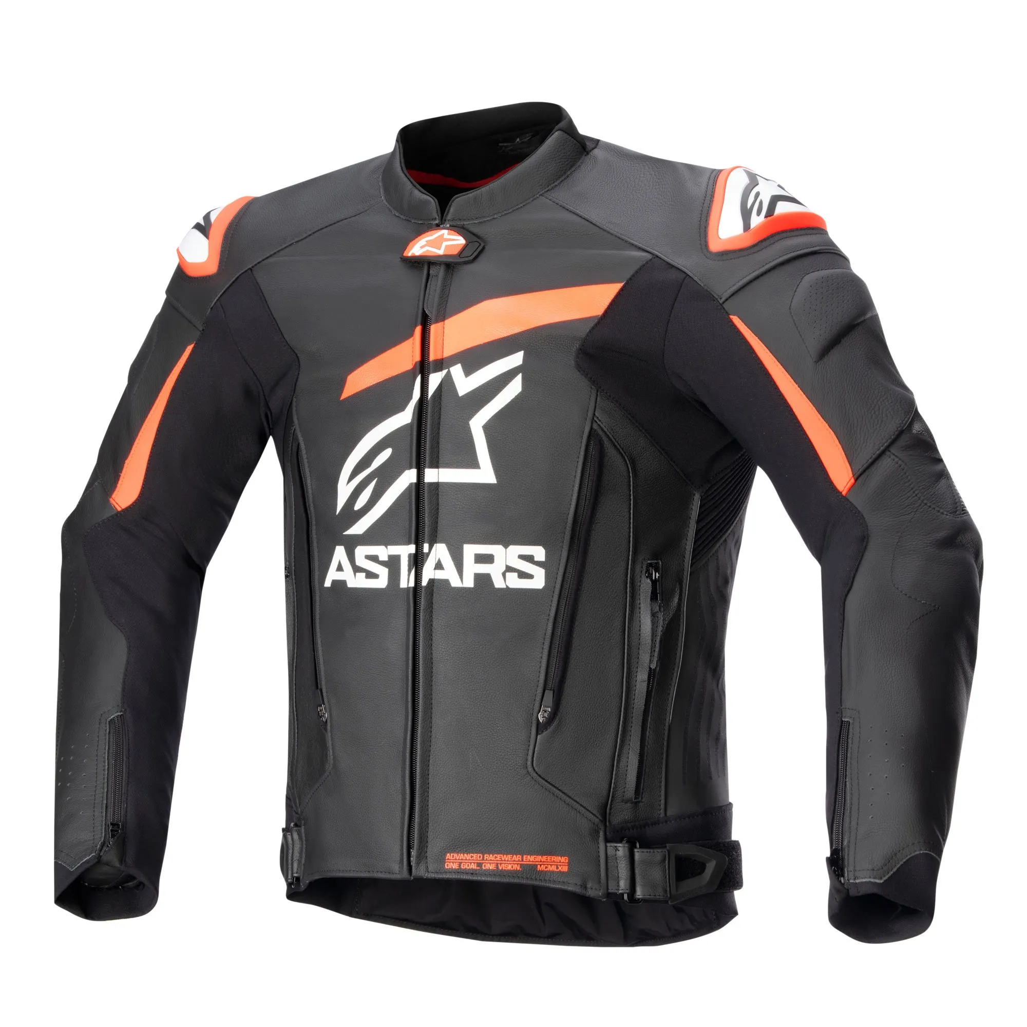 Alpinestars GP Plus v4 Leather Jacket - Black/Red/White