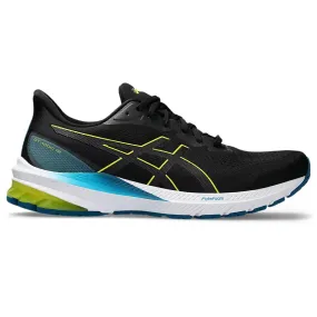 ASICS Men's GT-1000 12 Running Shoe (Black/Bright Yellow)