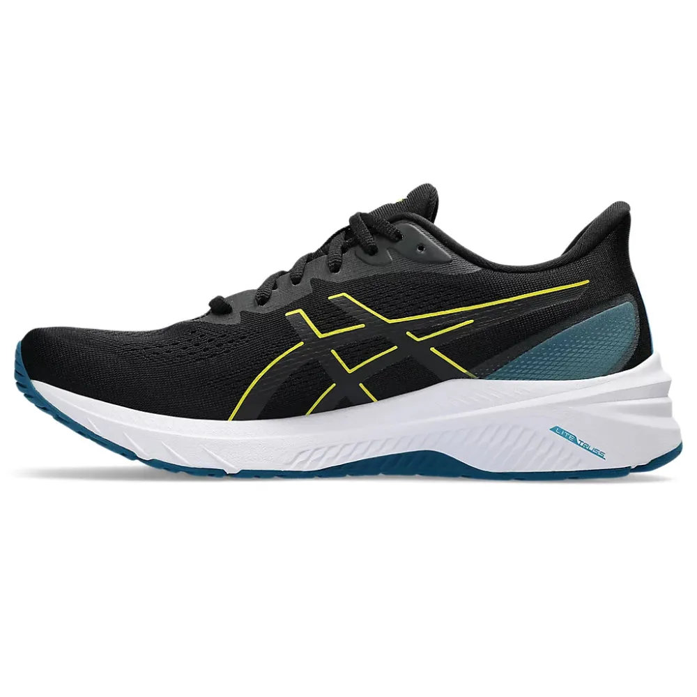 ASICS Men's GT-1000 12 Running Shoe (Black/Bright Yellow)