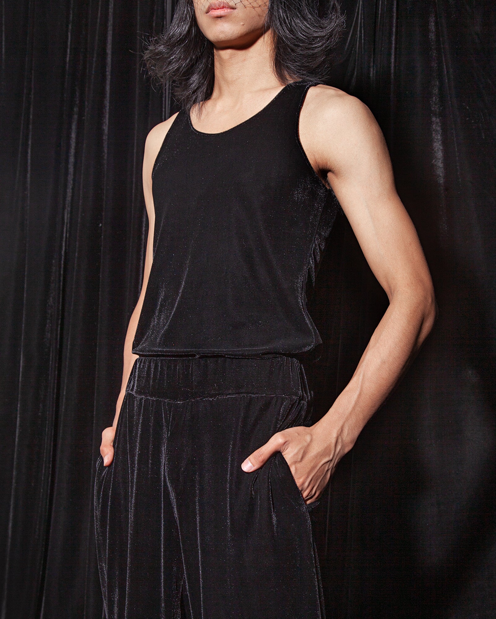 Baldu Tank (Black Velvet)