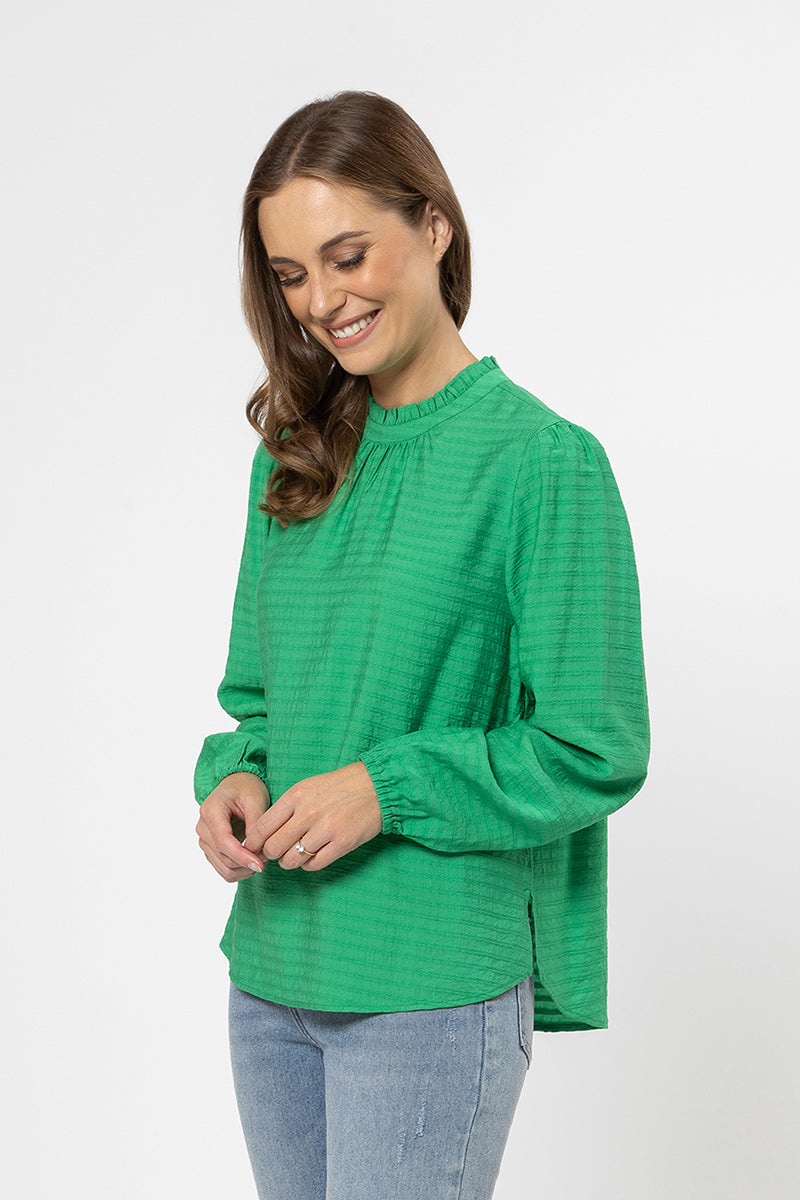 Billie the Label Gemma Top - Emerald