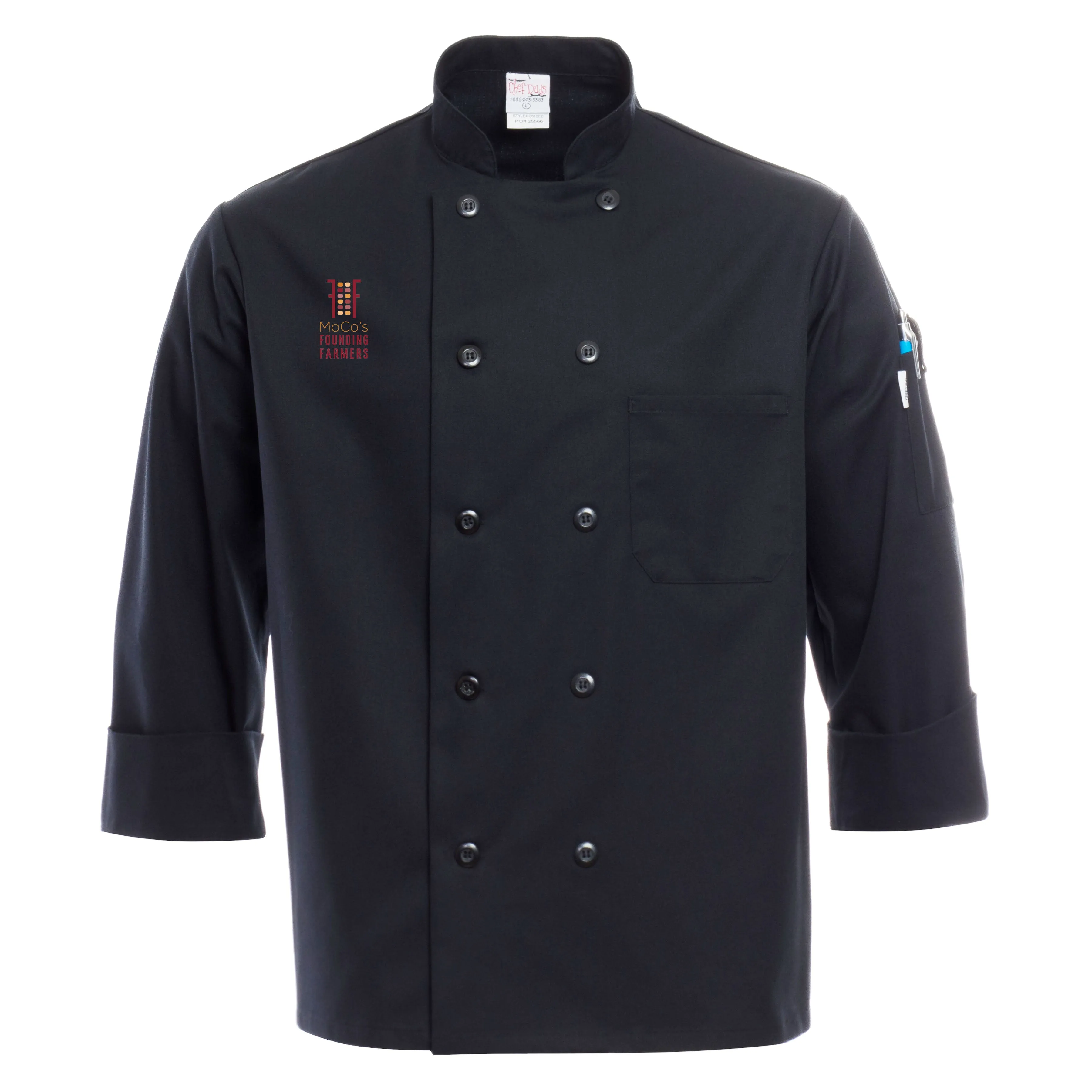 Black Chef Coat