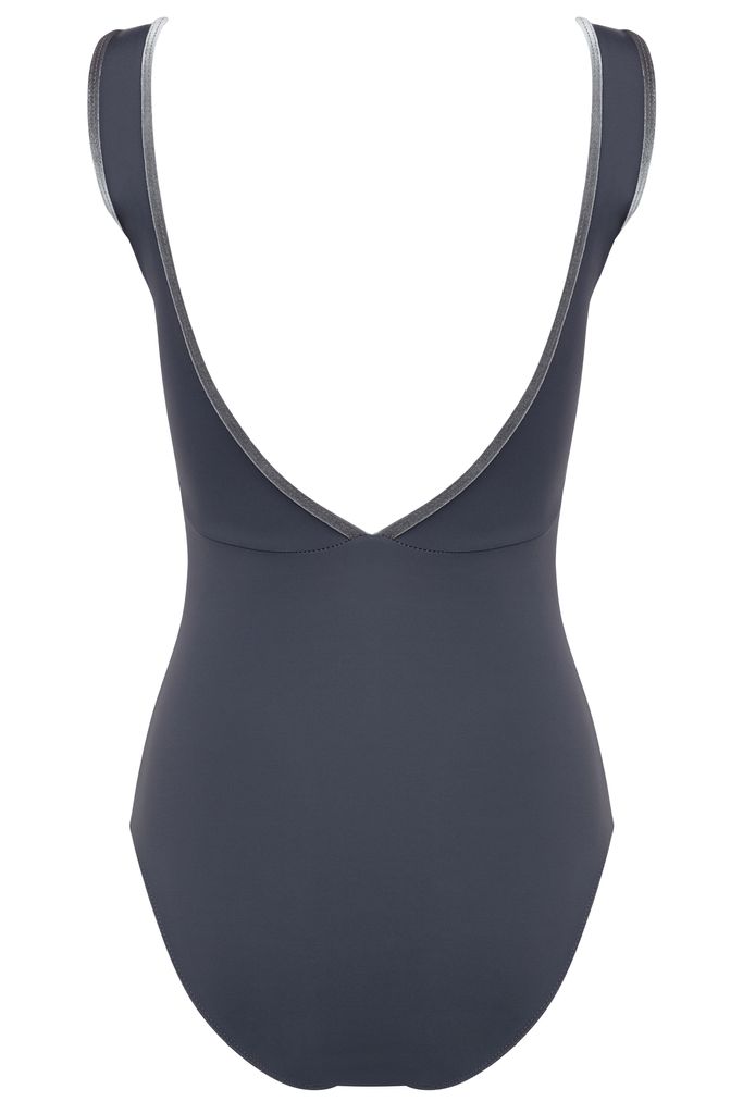 Bullet Pointe Velvet Trim Leotard