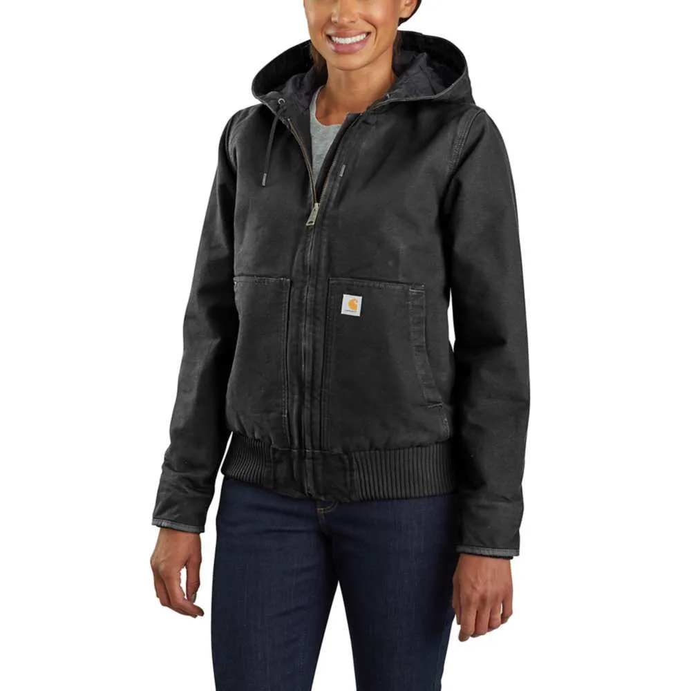 Carhartt 104053 Women’s Washed Duck Active Jacket - Black