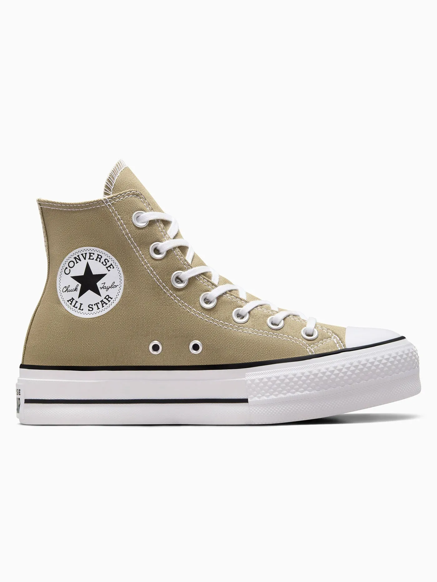 Chuck Taylor All Star Lift Platform Hi Mossy Sloth/White/Black Shoes