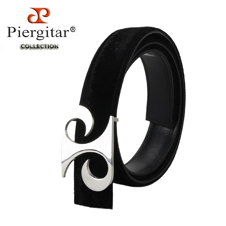 Classic Black Velvet Belt