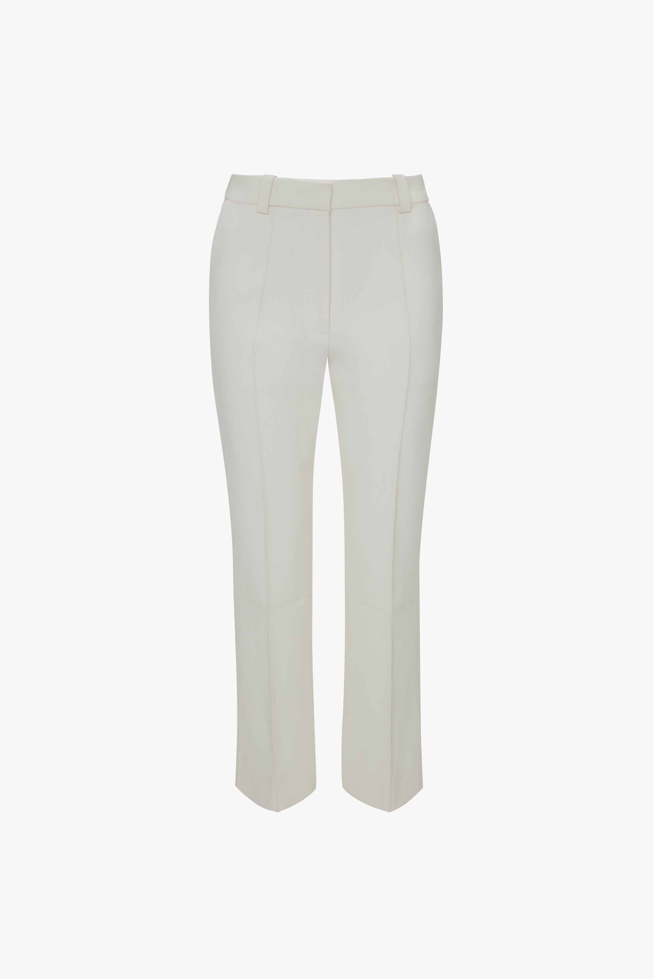 Cropped Kick Trouser In Ivory