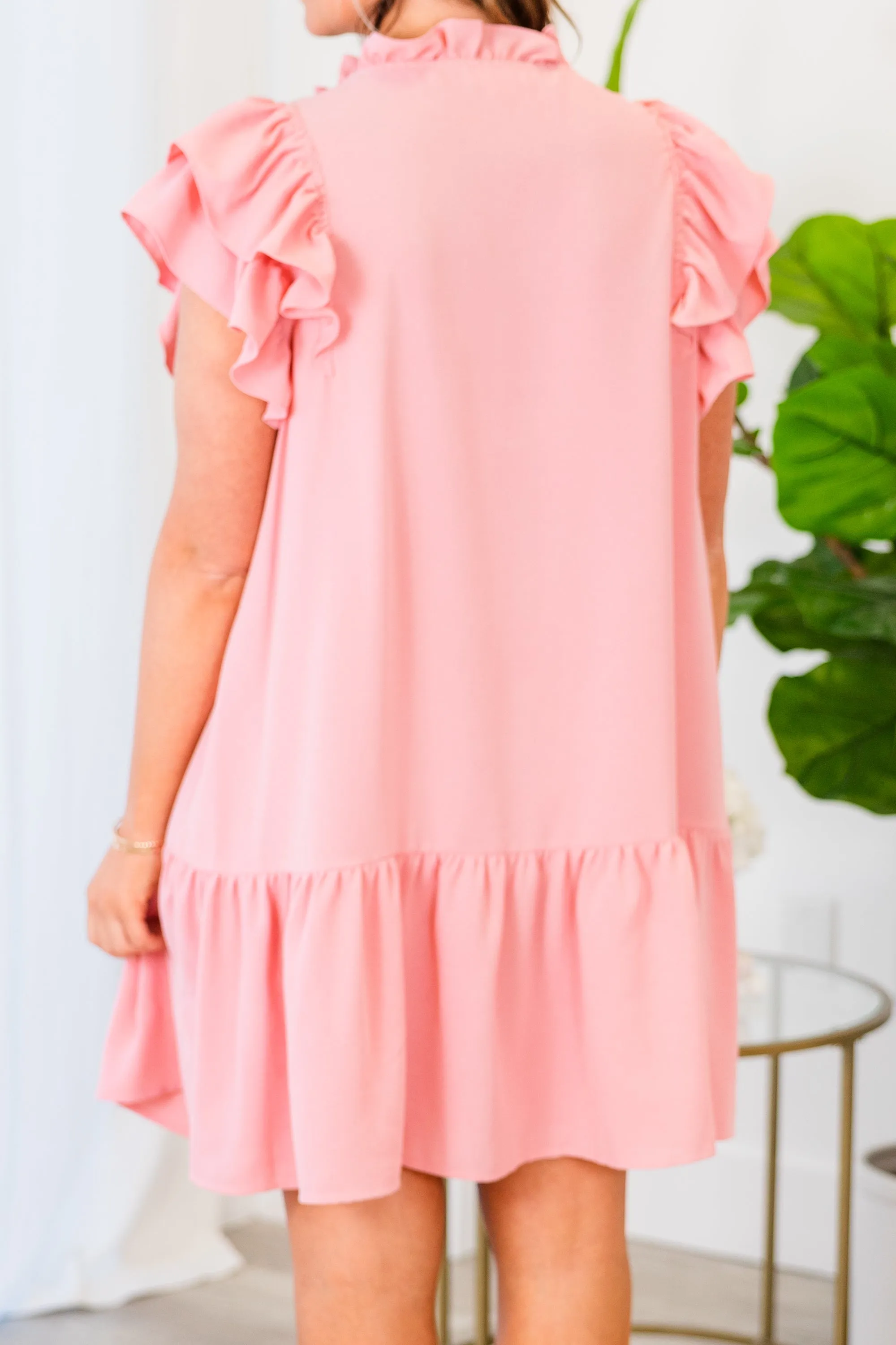 Dance On Air Dress, Blush