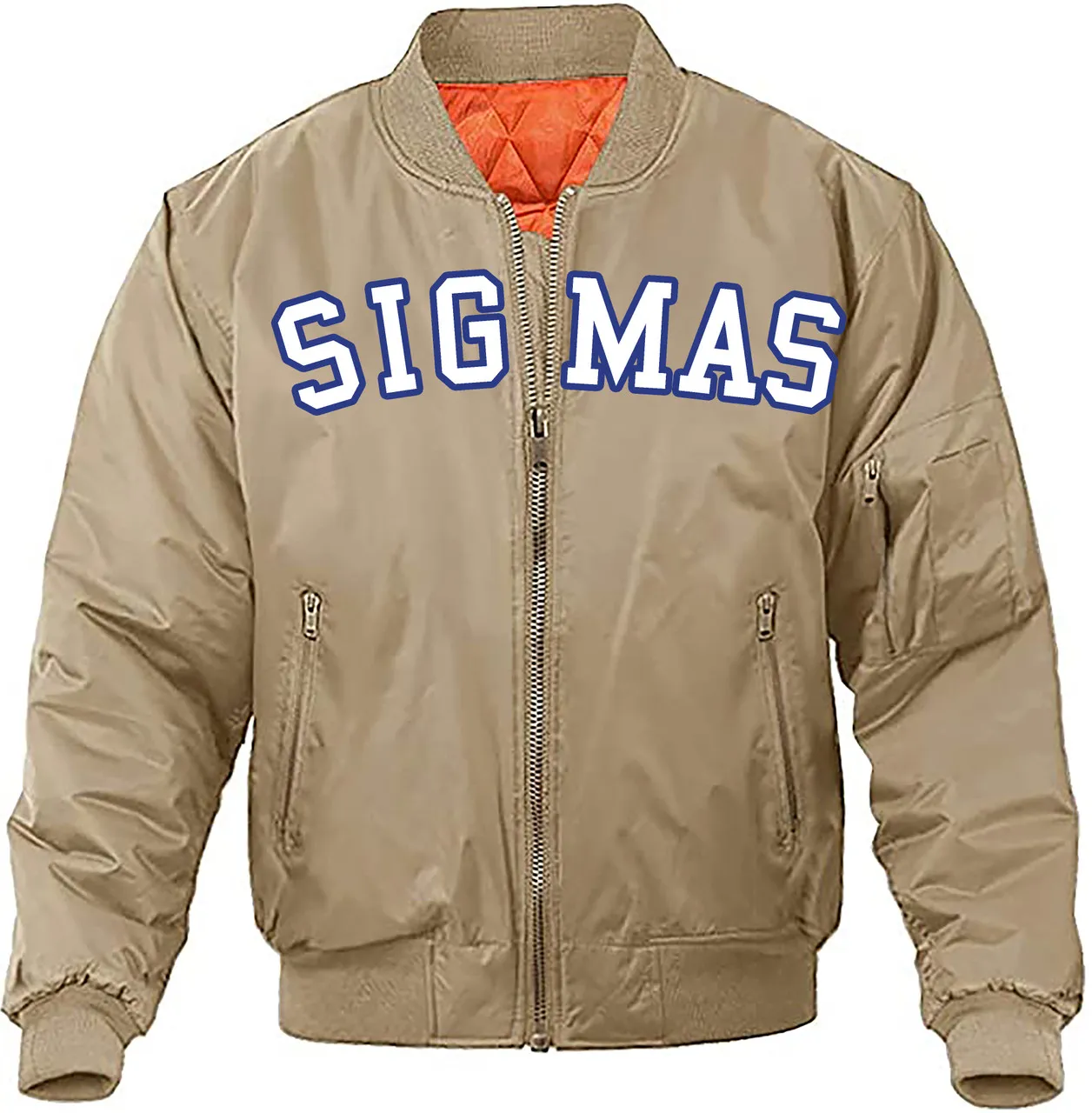 Deference Clothing® compatible with Phi Beta Sigma Clothing® Chapter 58 Bomber Jacket