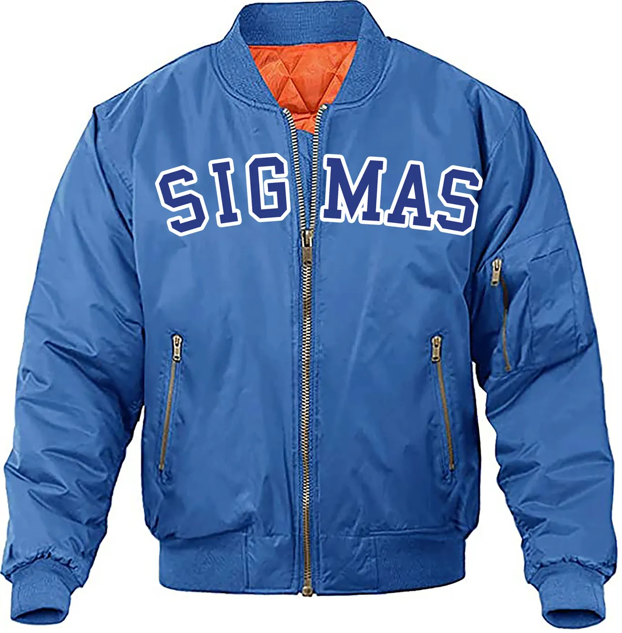 Deference Clothing® compatible with Phi Beta Sigma Clothing® Chapter 58 Bomber Jacket