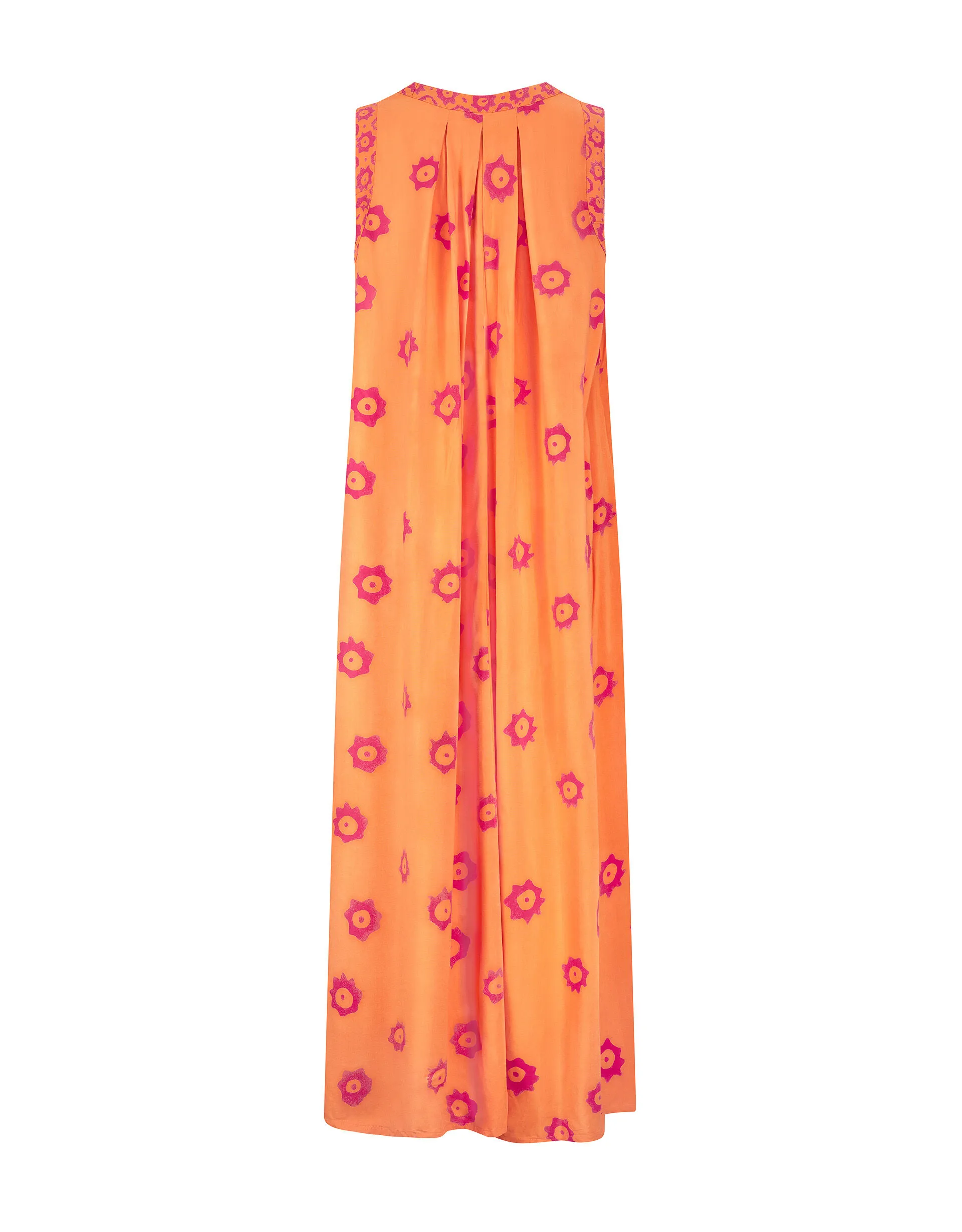 East Sleeveless Maxi Dress Orange