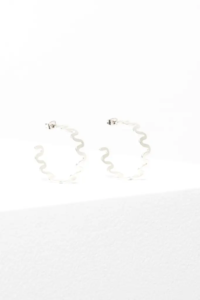 Elk The Label - Kero Hoop Earring - Silver