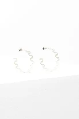 Elk The Label - Kero Hoop Earring - Silver