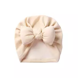 Faux Cashmere Baby Turban in Ivory