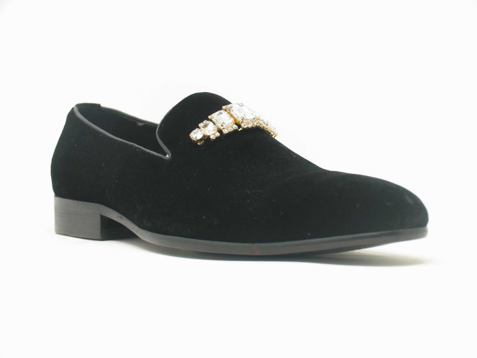 Formal Velvet Loafer with studs