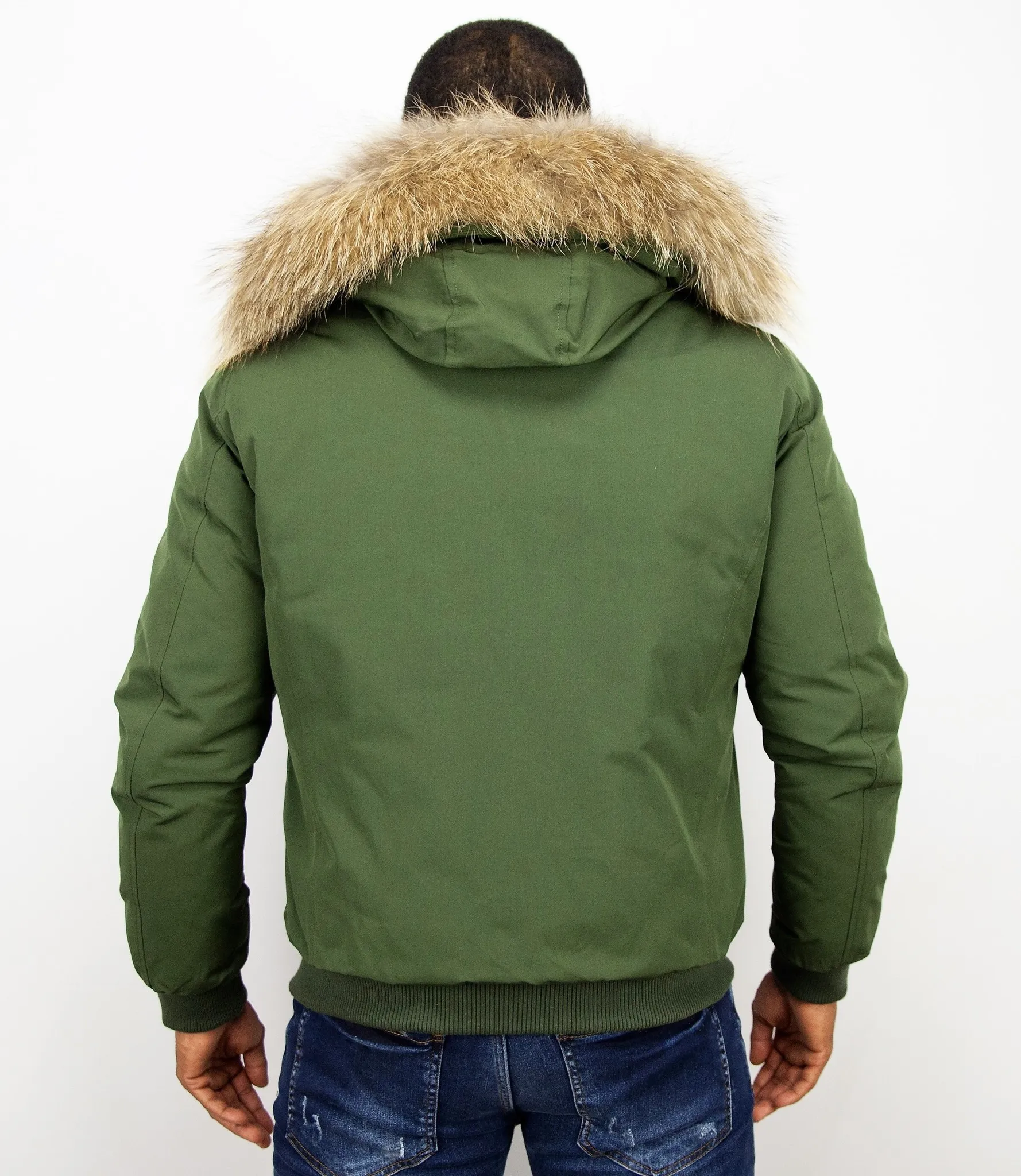 Fur Collar Coat | Men Winter Coat Short | Chilliwack Bomber |