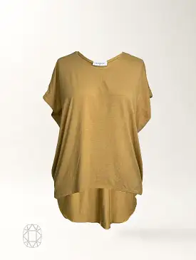 Gemma Top - Goldenrod Rayon Jersey