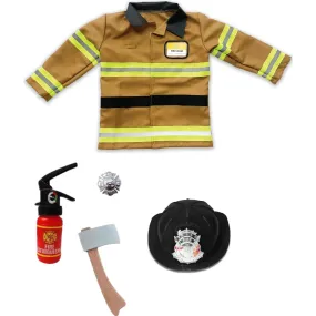 Great Pretenders Firefighter Set, Includes 5 Accessories, Tan