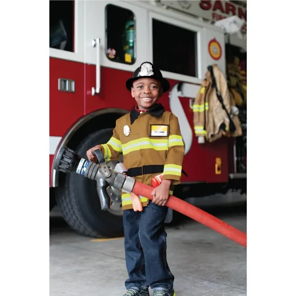 Great Pretenders Firefighter Set, Includes 5 Accessories, Tan