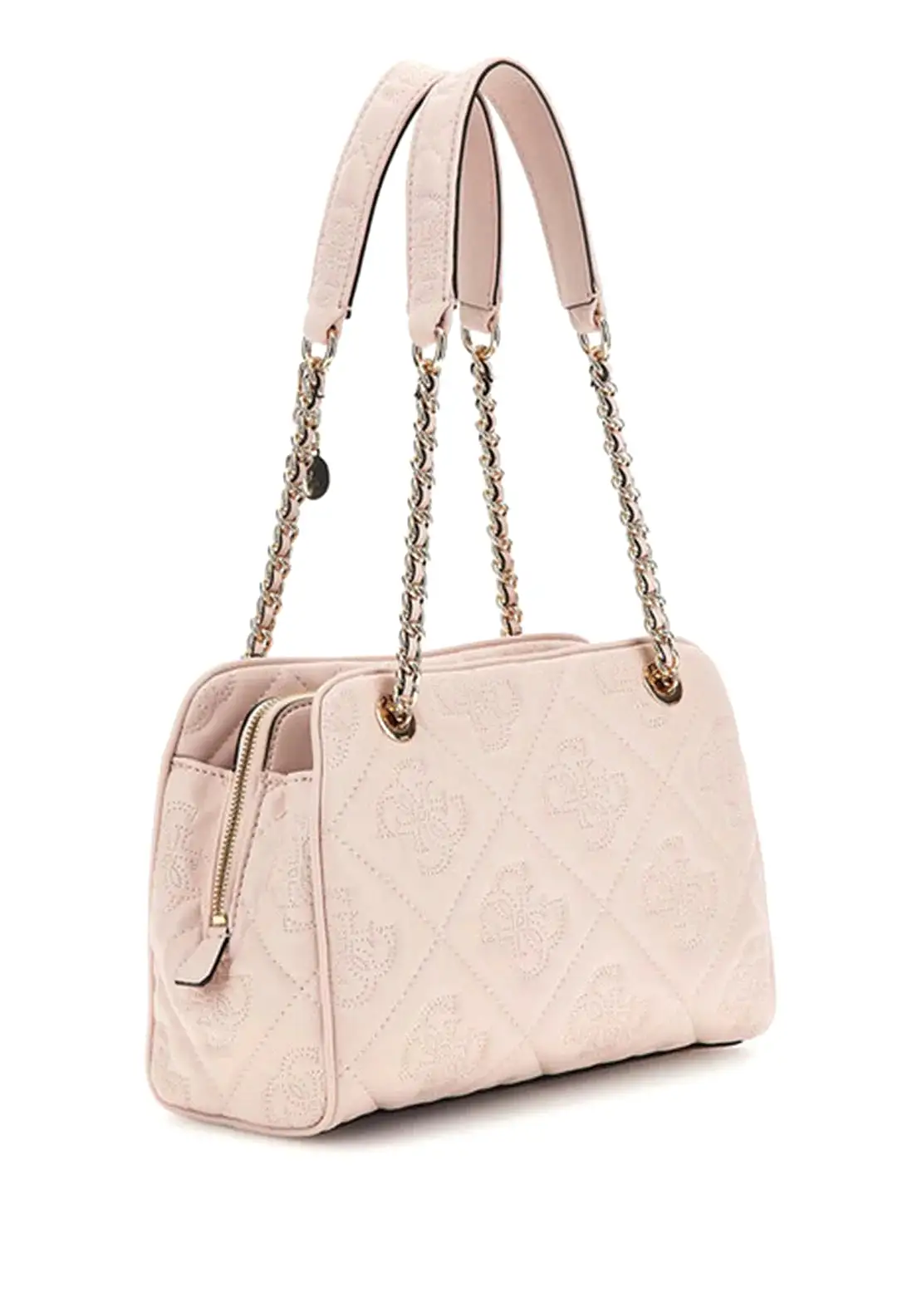 GUESS Marieke Handbag Light Beige Logo