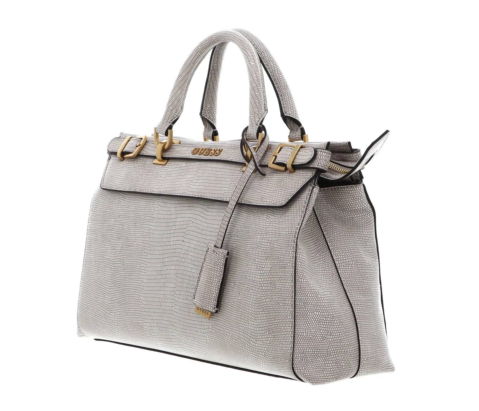 GUESS Sestri Taupe Satchel Bag