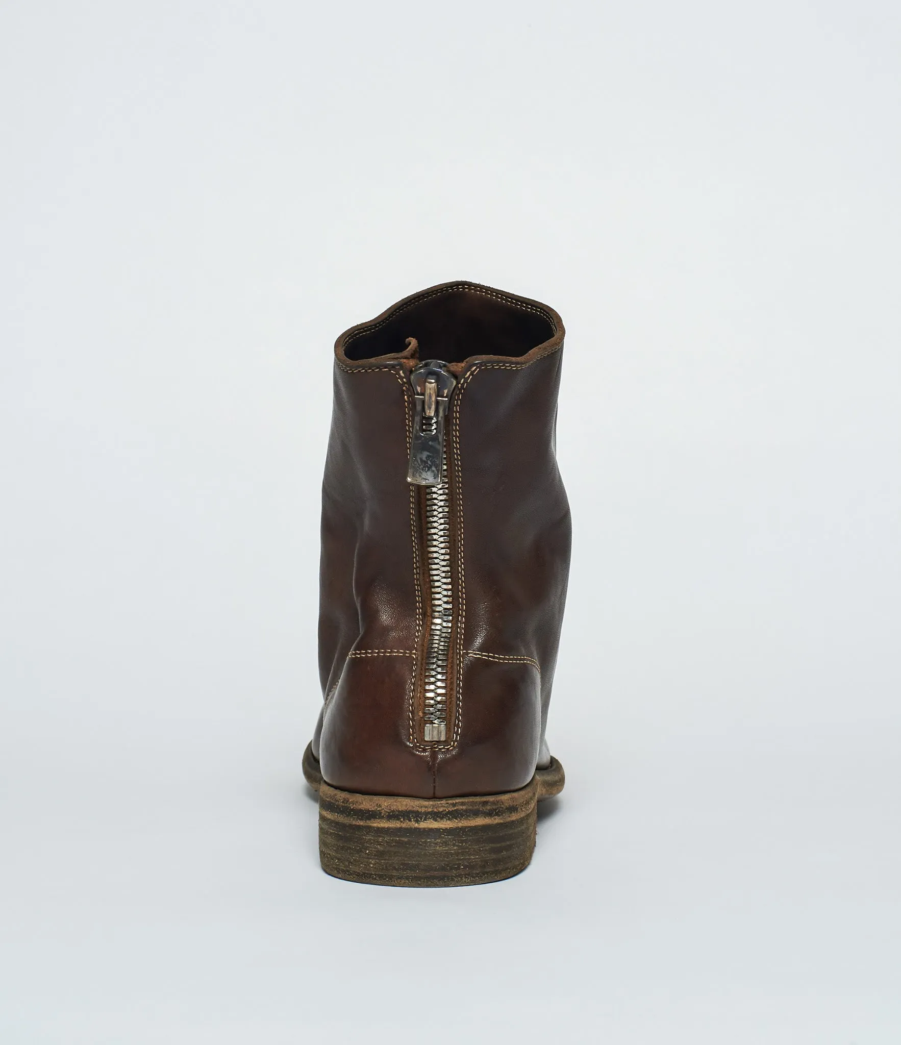 Guidi 986 Brown Horse Full Grain Back Zip Boots