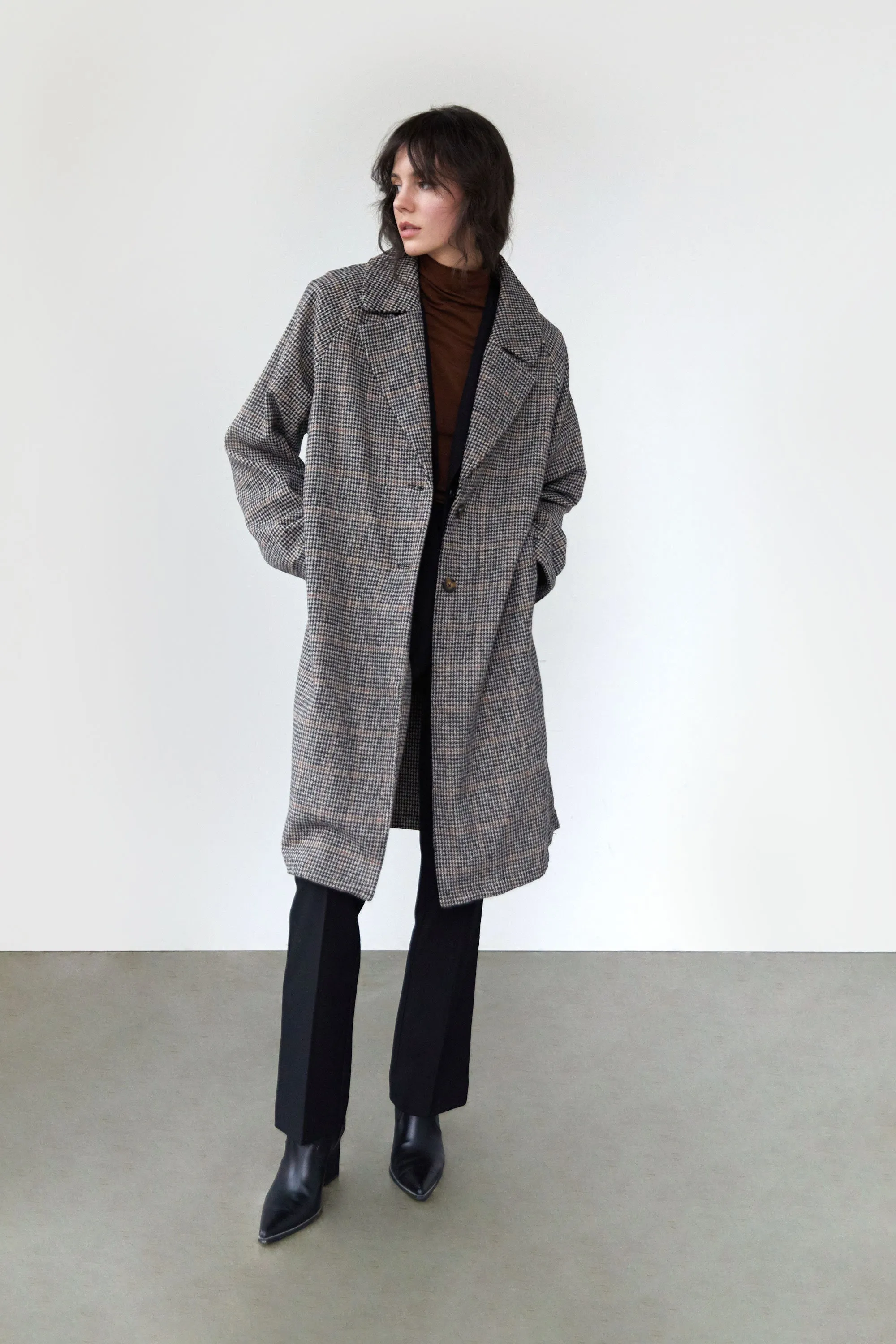 HOUNDSTOOTH COAT