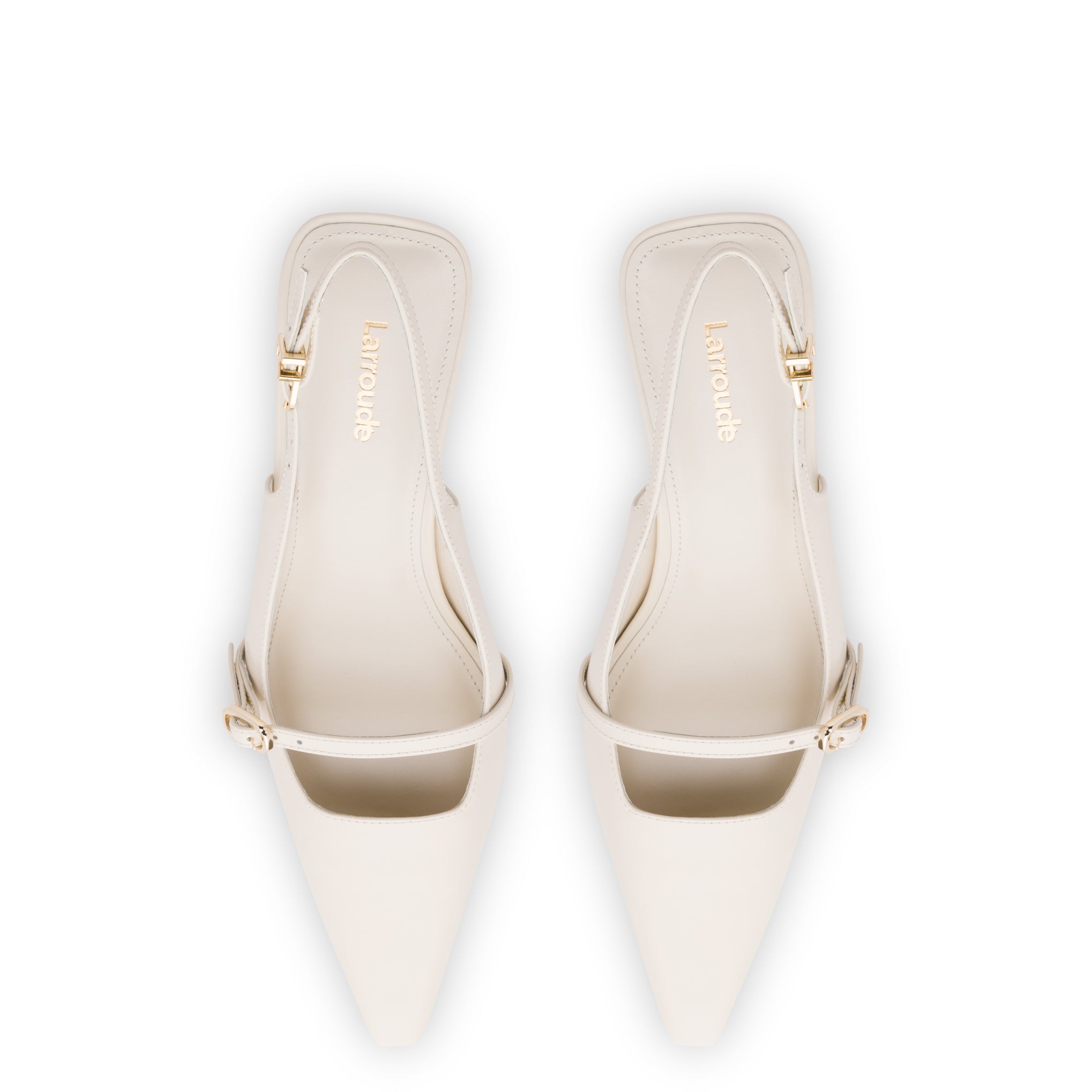 Ines Pump In Ivory Leather