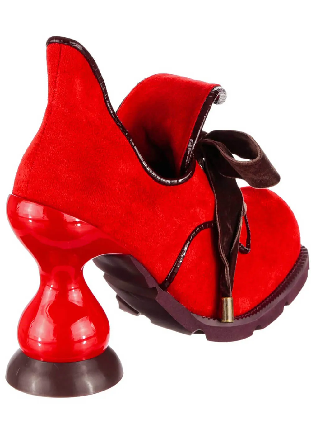 Irregular Choice Ssstop It! 70's Pumps Red