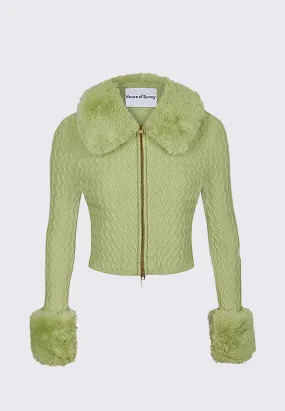 Island Peggy Cardigan - sisi grass