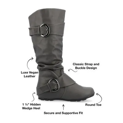 Journee Collection Womens Paris Slouch Riding Boots