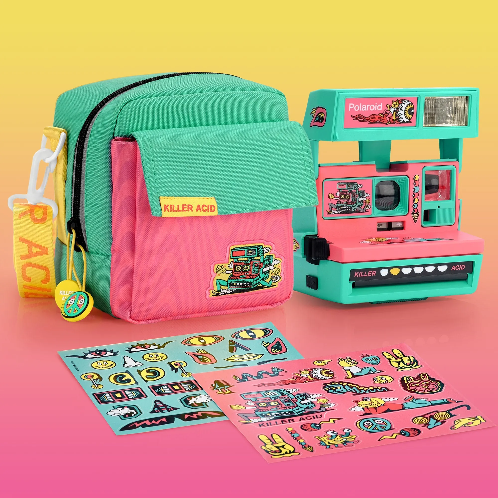 Killer Acid Polaroid Camera Bundle