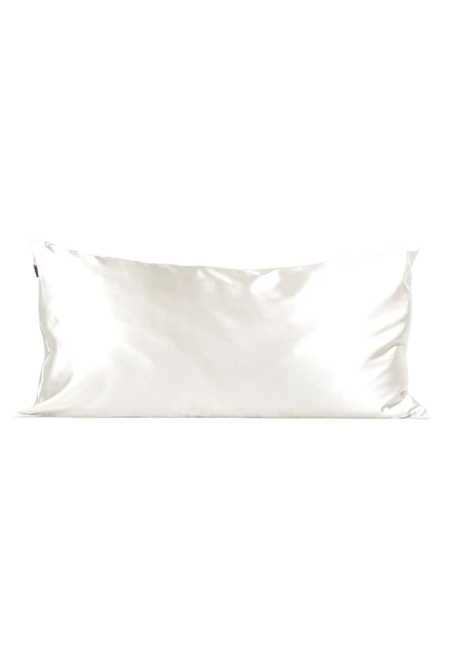 Kitsch Satin Pillowcase in Ivory - King Size