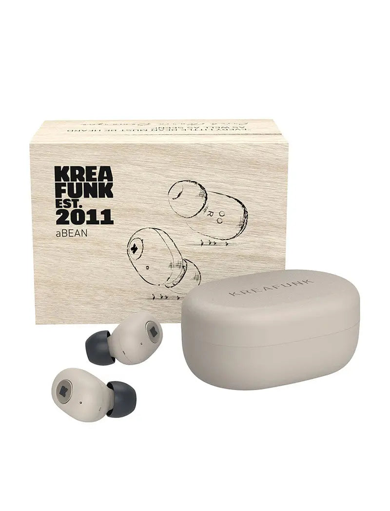 Kreafunk aBEAN Earphones Ivory Sand / Gold