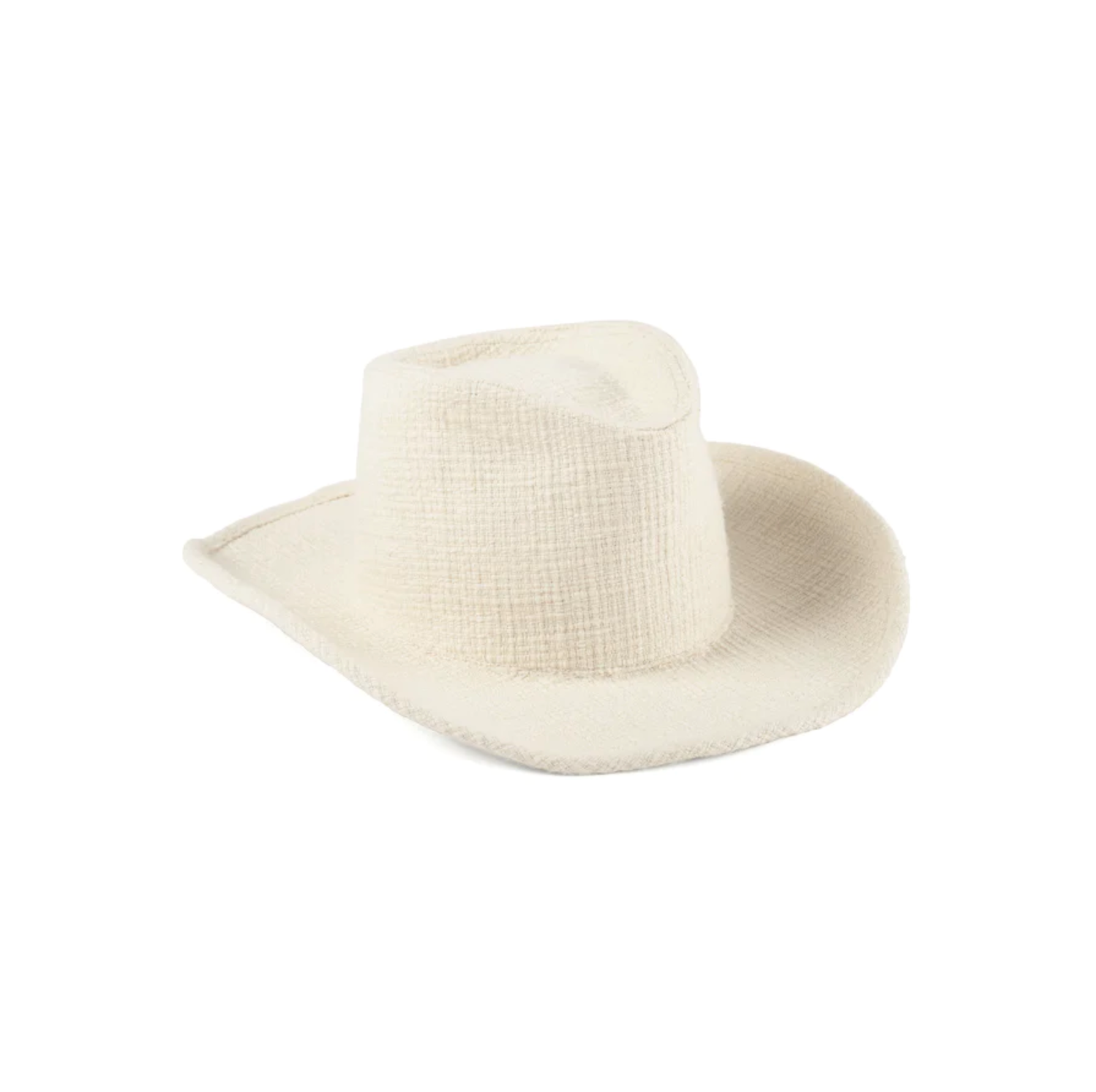 Lack of Color Sandy Western Hat in Ivory Tweed