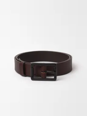 Leather Belt in Chestnut