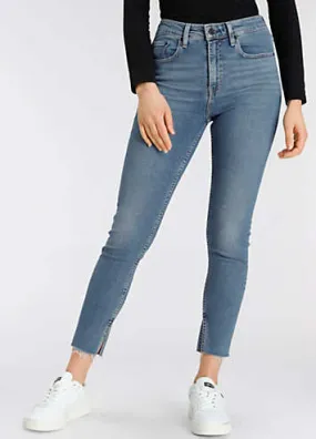 Levi’s 721 High Waist Skinny Fit Slit Hem Jeans | Grattan