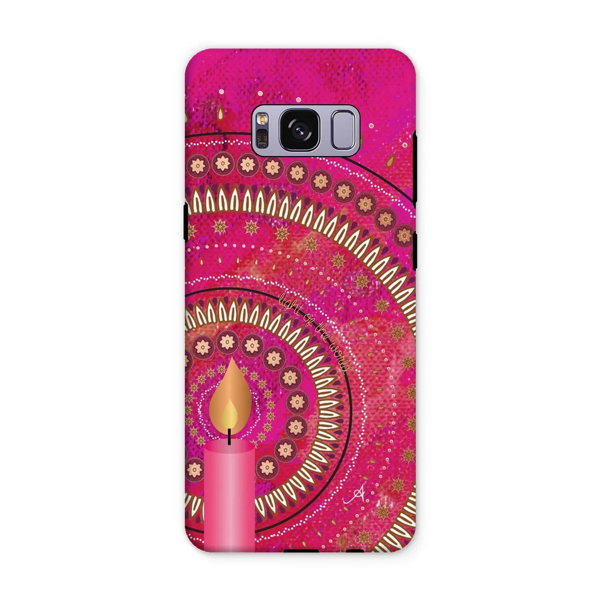 Light of the World Pink Amanya Design Tough Phone Case