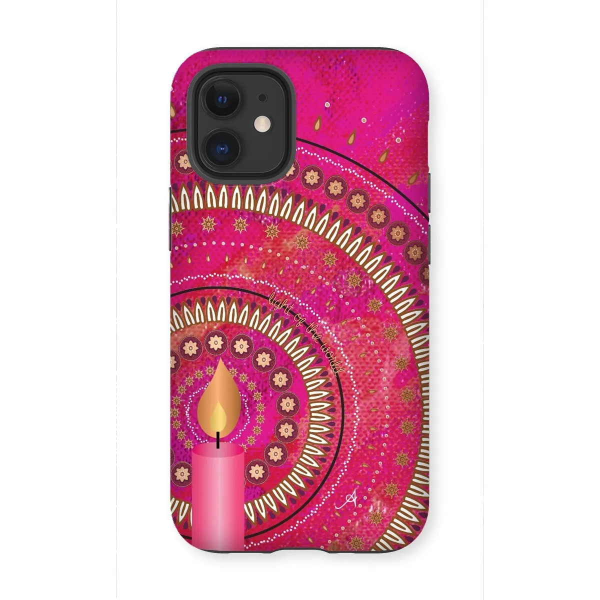 Light of the World Pink Amanya Design Tough Phone Case