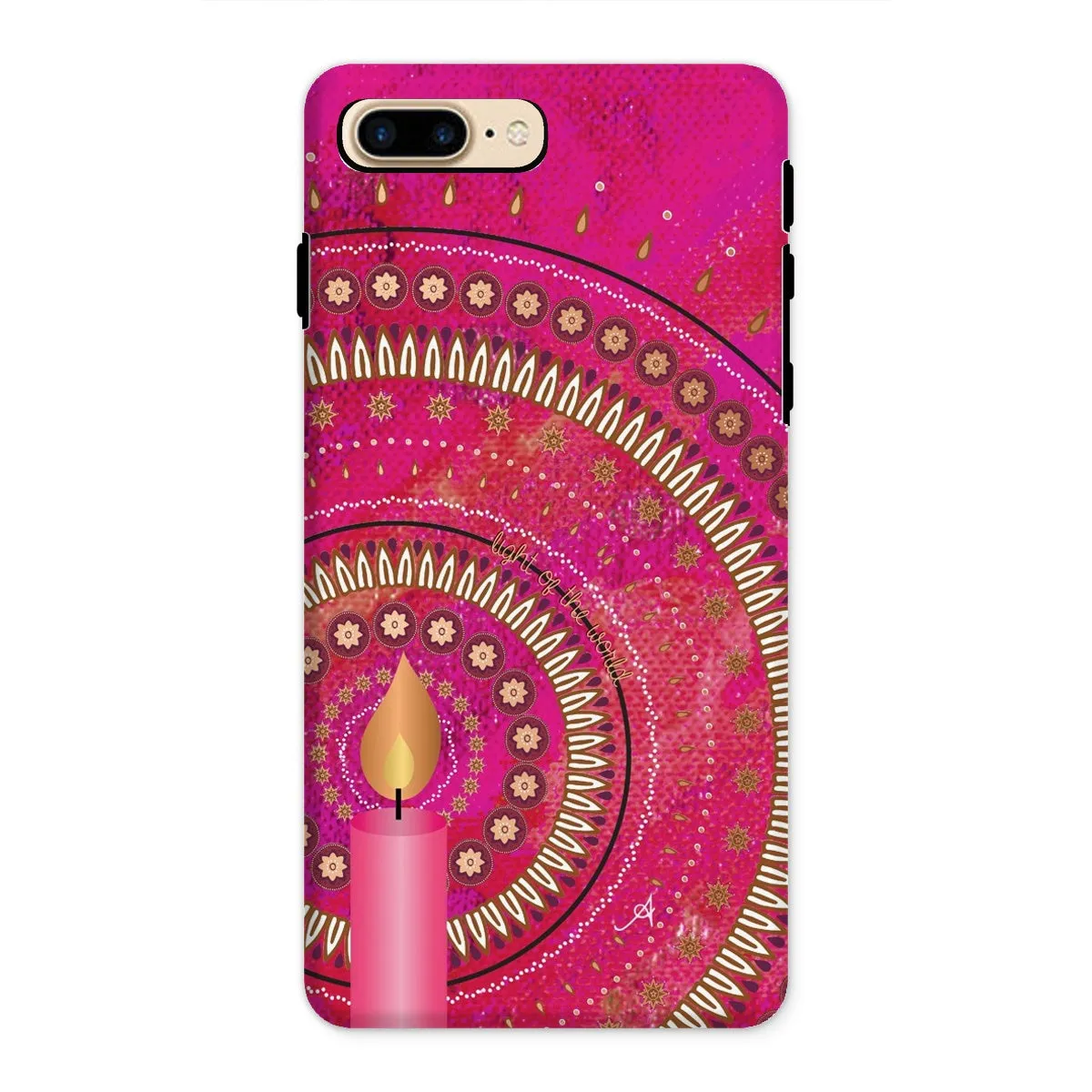 Light of the World Pink Amanya Design Tough Phone Case