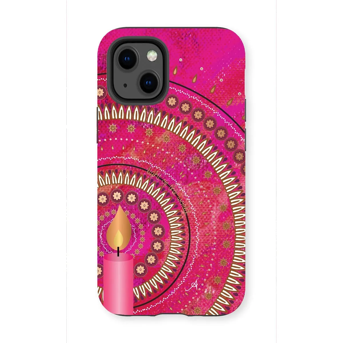 Light of the World Pink Amanya Design Tough Phone Case