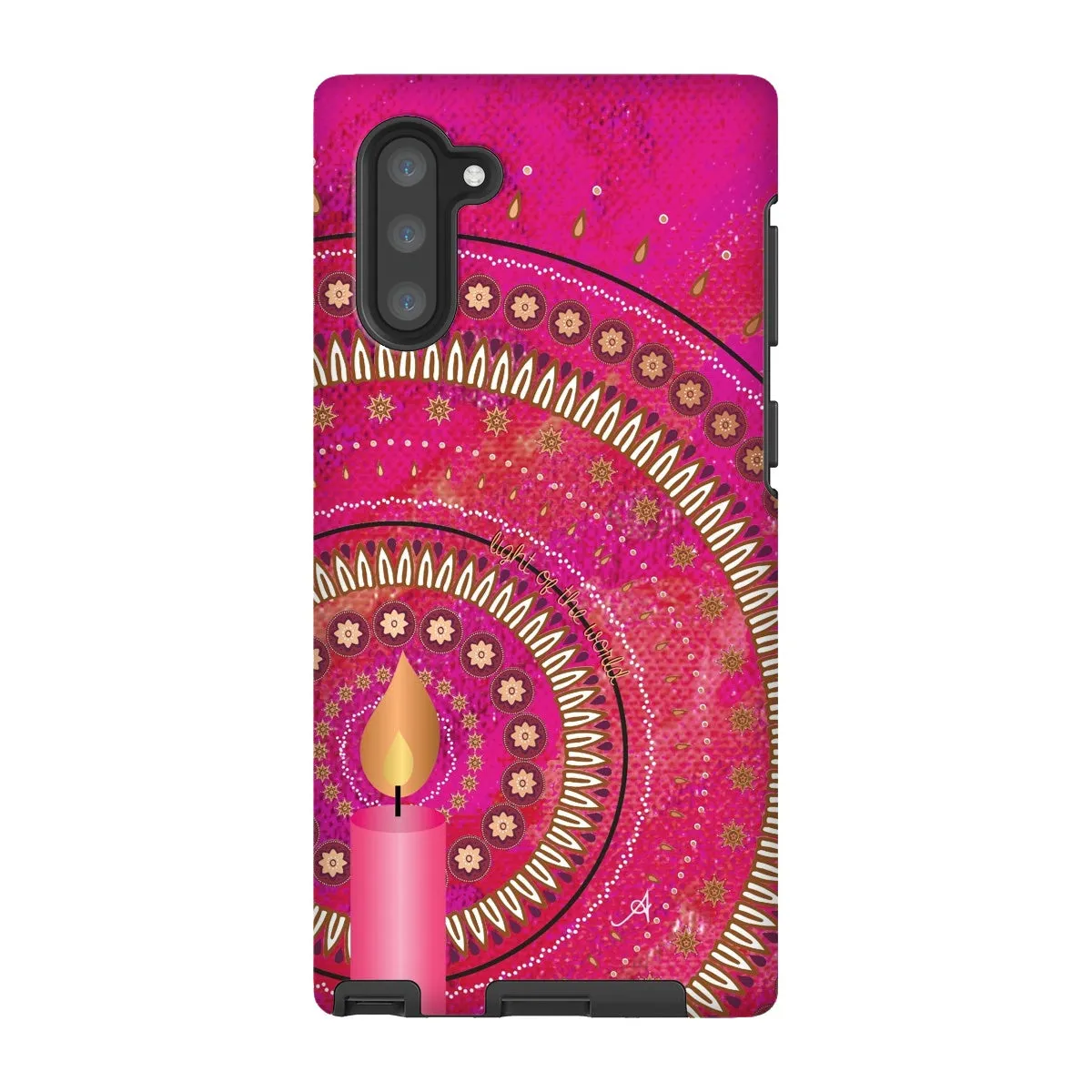 Light of the World Pink Amanya Design Tough Phone Case