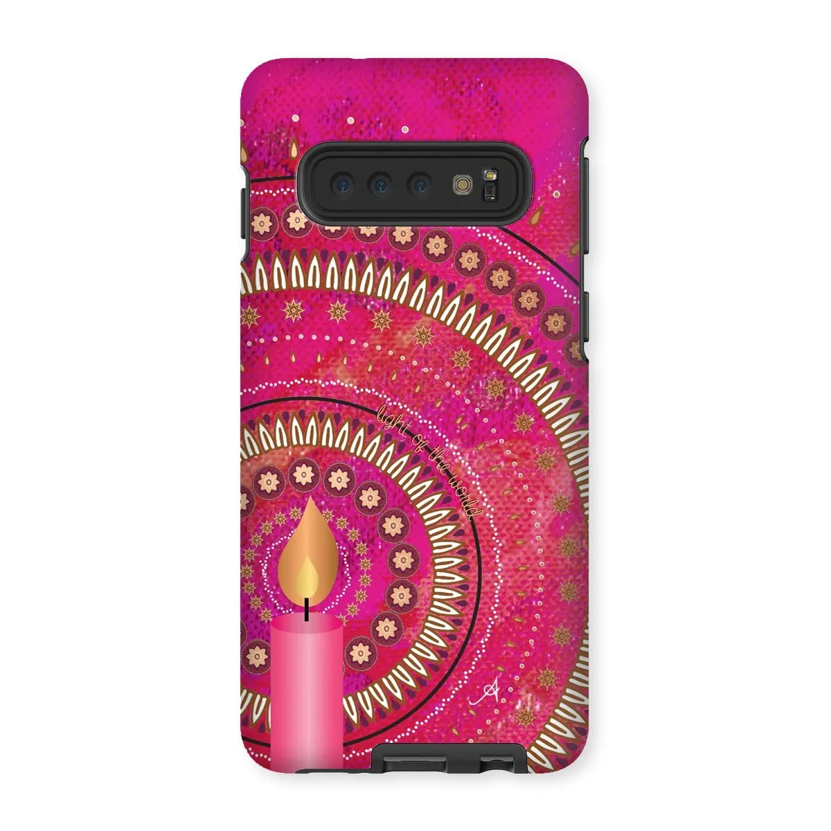 Light of the World Pink Amanya Design Tough Phone Case