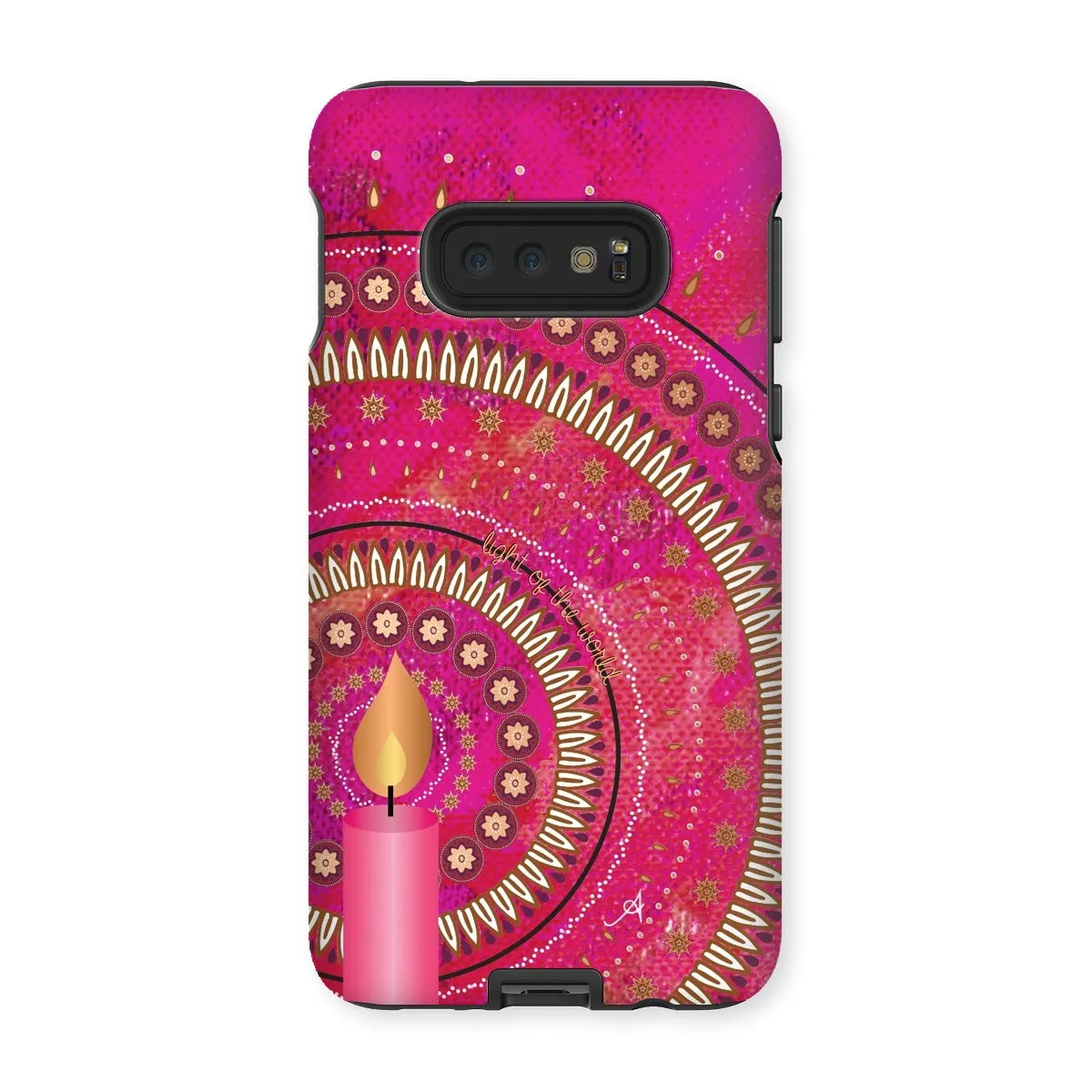 Light of the World Pink Amanya Design Tough Phone Case