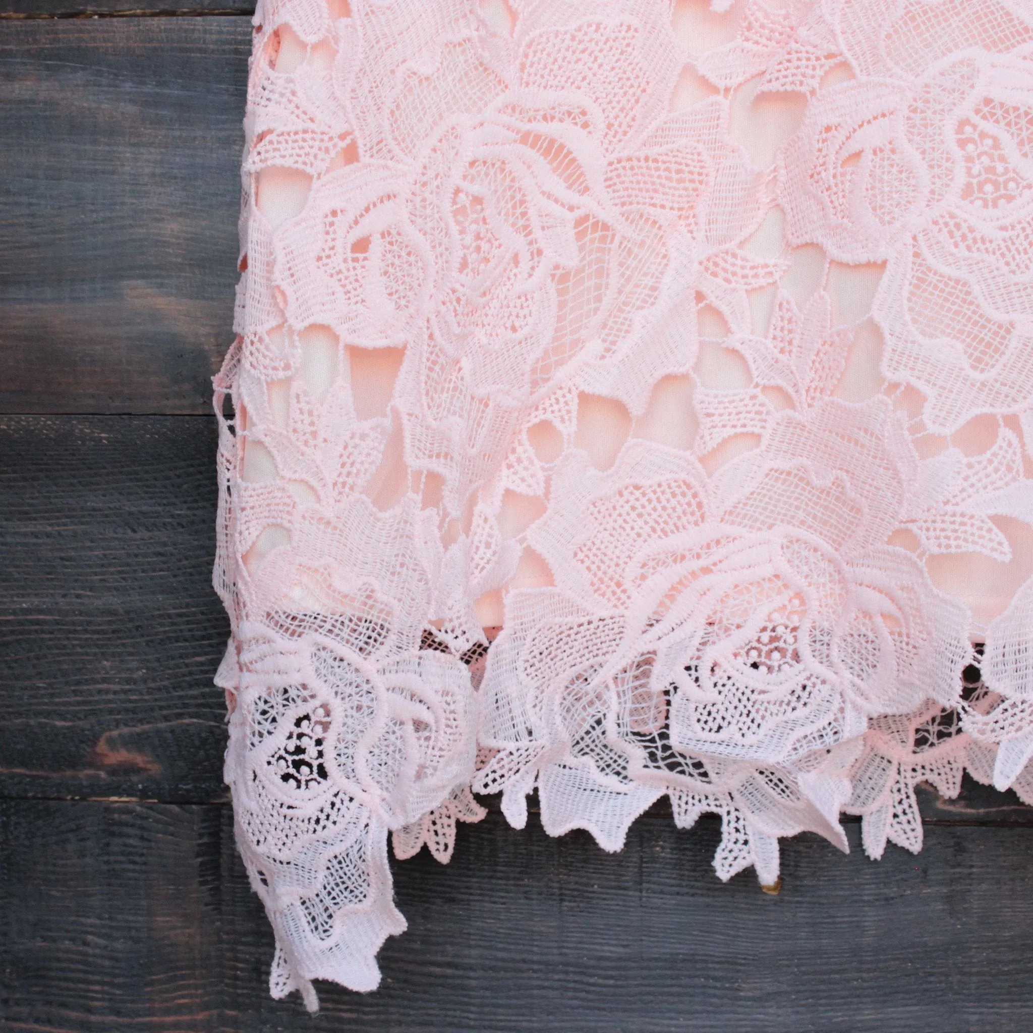 Lioness - Killer Lace Dress in Pink Blush