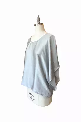 Lisbon Top | Dove Grey Shimmer