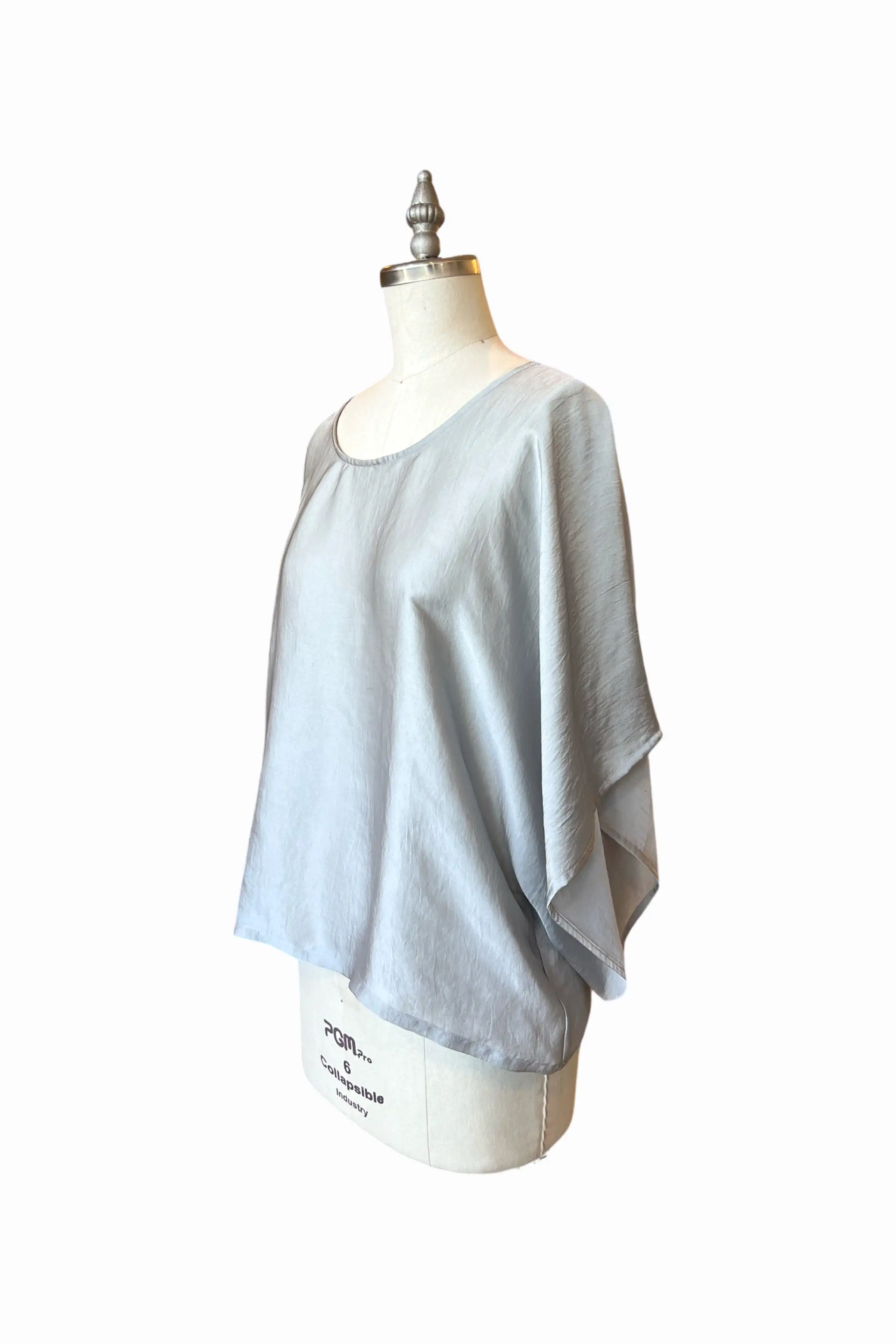 Lisbon Top | Dove Grey Shimmer