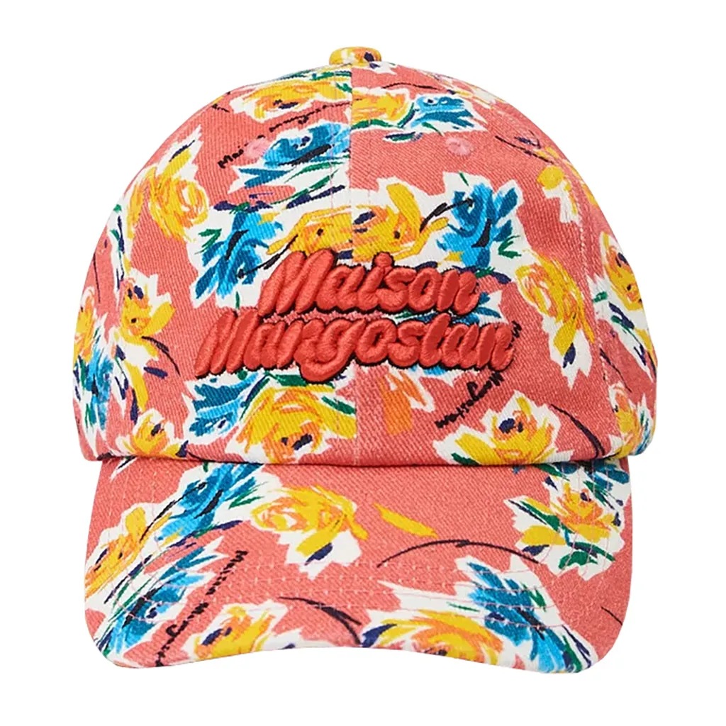 Maison Mangostan Child Flowers Cap Pink