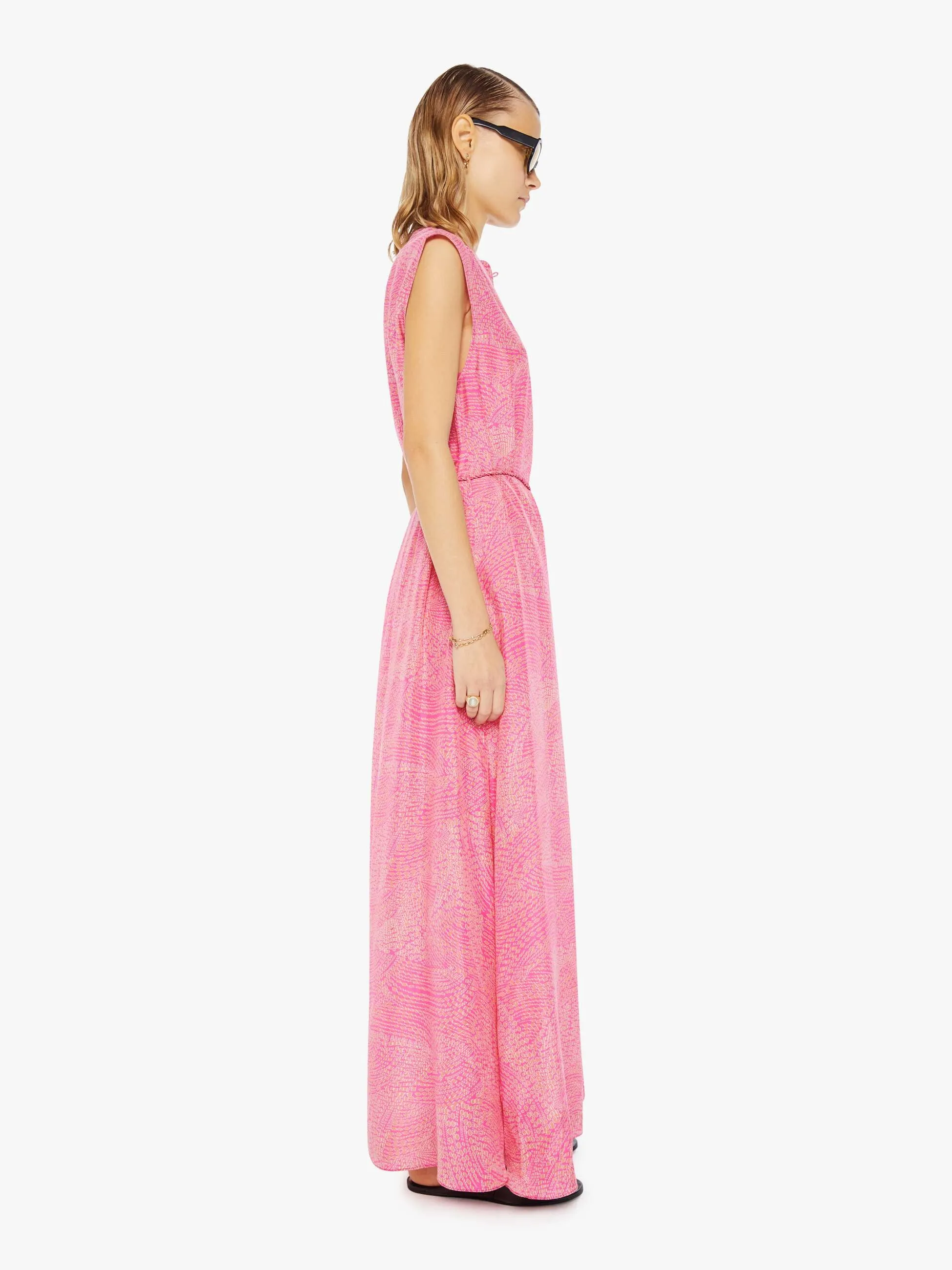 Maria Cher Williams Sleeveless Maxi Dress - Fuchsia Vibes